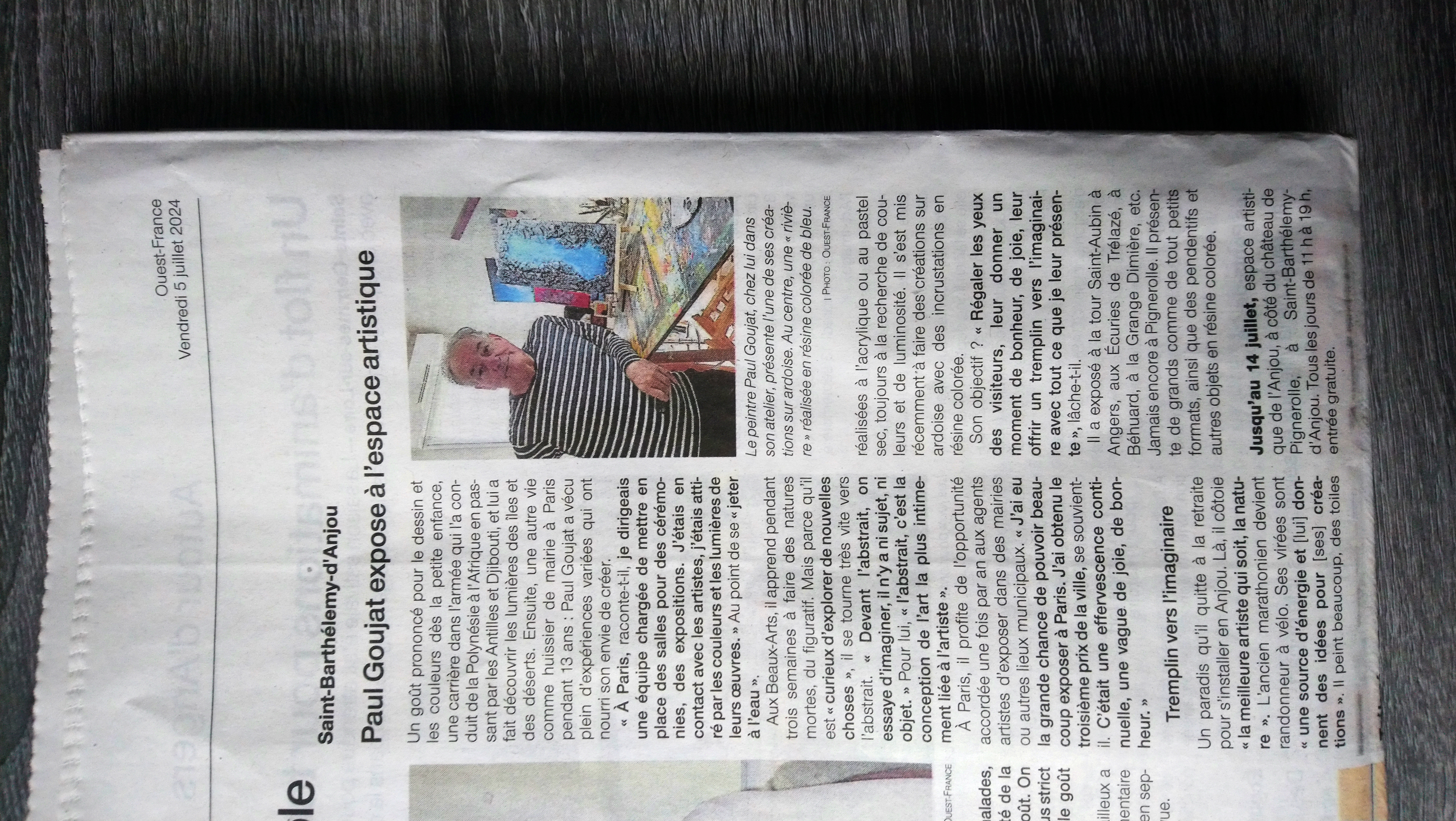 Ouest France, Septembre 2023